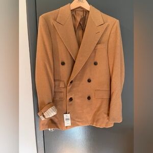Ralph Lauren, Men's 40 Regular, Camel Fur Coat